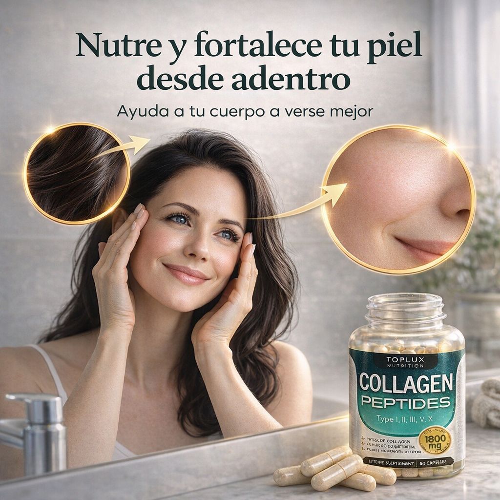 COLAGENO EN CAPSULAS - NUTRE Y FORTALECE TU PIEL DESDE ADENTRO